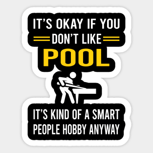 Smart People Hobby Pool Sticker